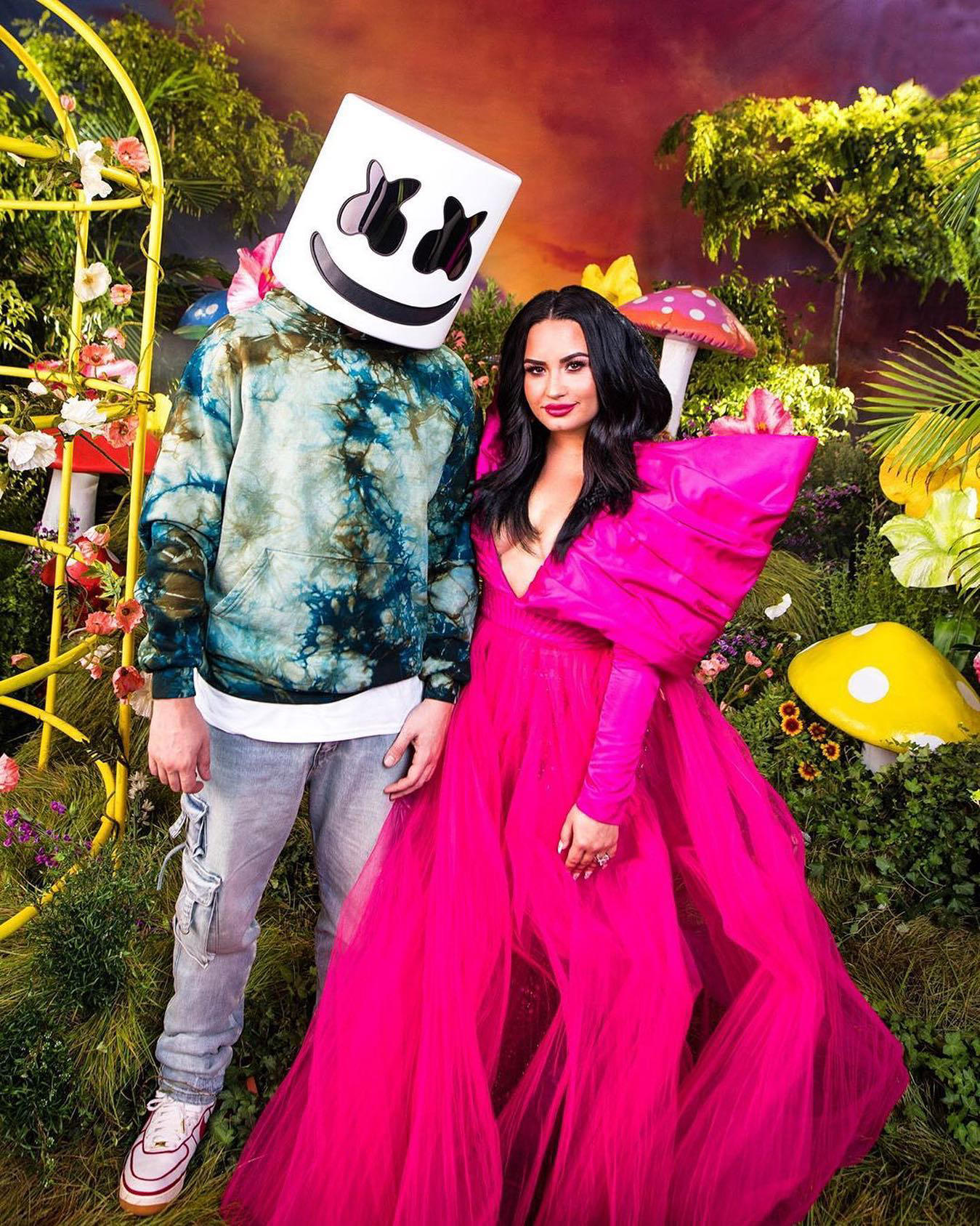 image  1 Billboard Dance - Marshmello and Demi Lovato dropped their new collaboration OK Not To Be OK