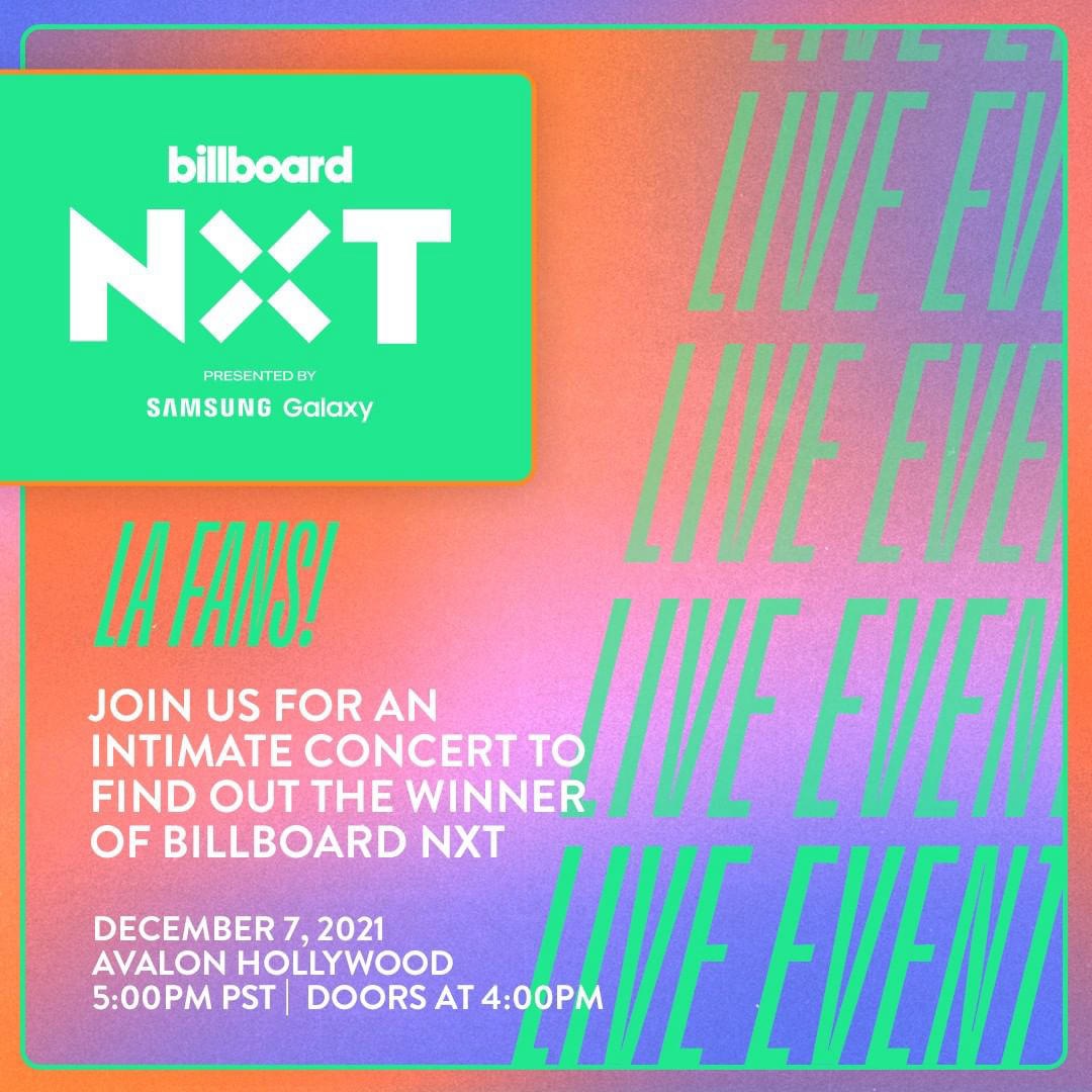 Billboard NXT - Are you ready to see who's #BillboardNXT