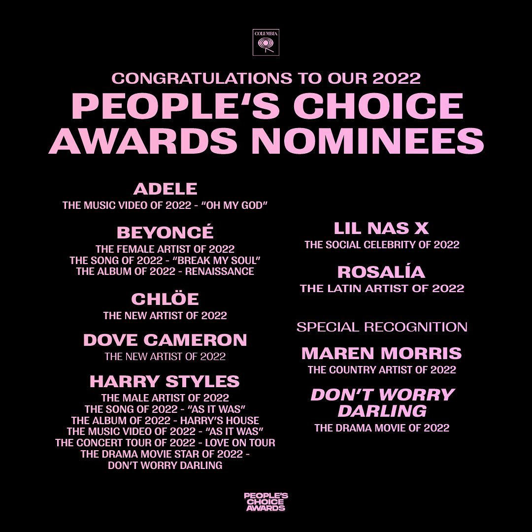 image  1 Columbia Records - Congrats to our nominees