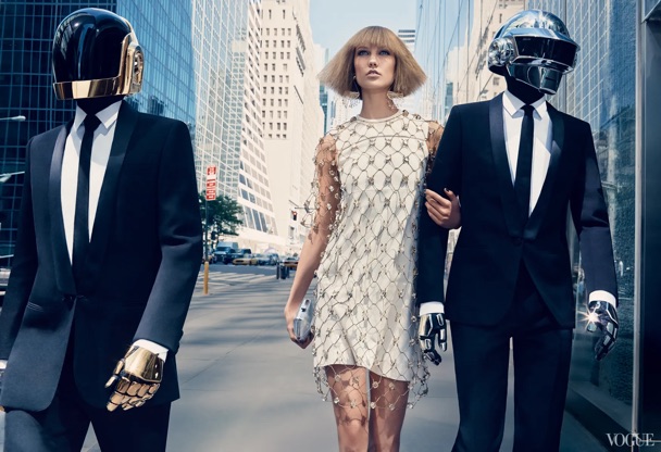 Daft Punk and Karlie Kloss in Inspired New Eveningwear
