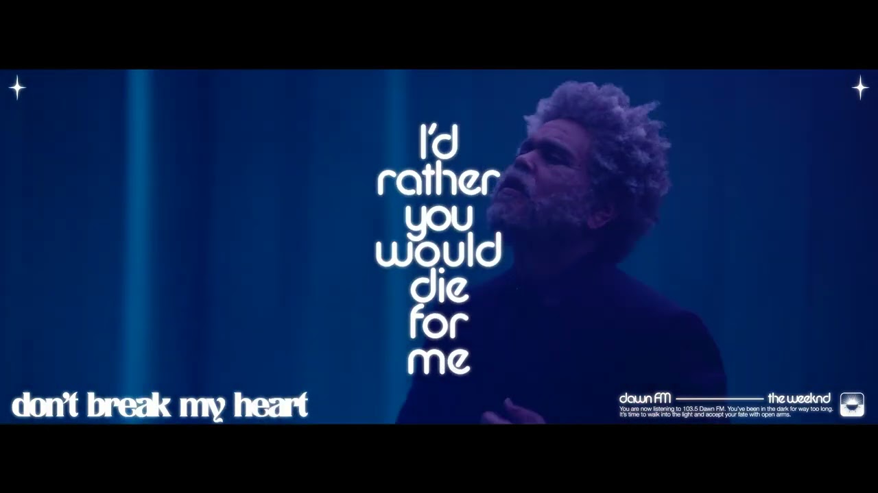 The Weeknd - Don't Break My Heart (official Lyricvideo)